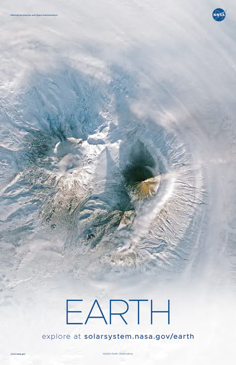 NASA’s Terra satellite caught a glimpse of plumes rising from [volcanoes](https://solarsystem.nasa.gov/resources/1040/plumes-over-the-kamchatka-peninsula/) in the Kamchatka Peninsula in January 2018. Credit: NASA's Earth Observatory ⬇️ High resolution PDF [here](https://solarsystem.nasa.gov/system/downloadable_items/1461_Earth_E_PDF.zip)