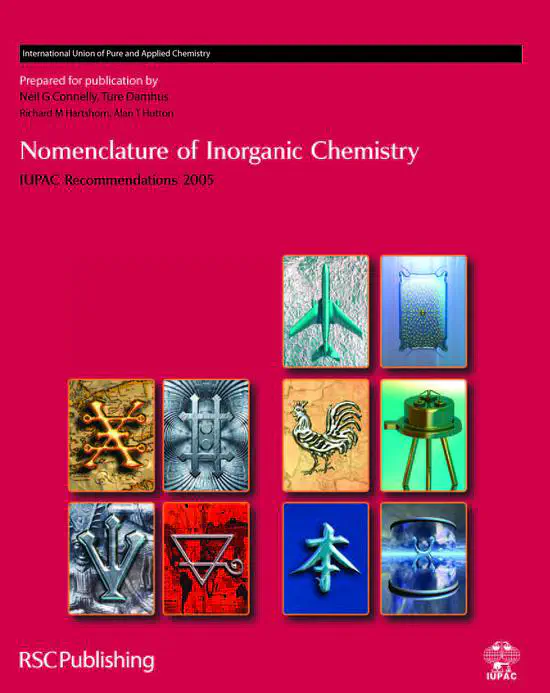 Nomenclature of Inorganic Chemistry